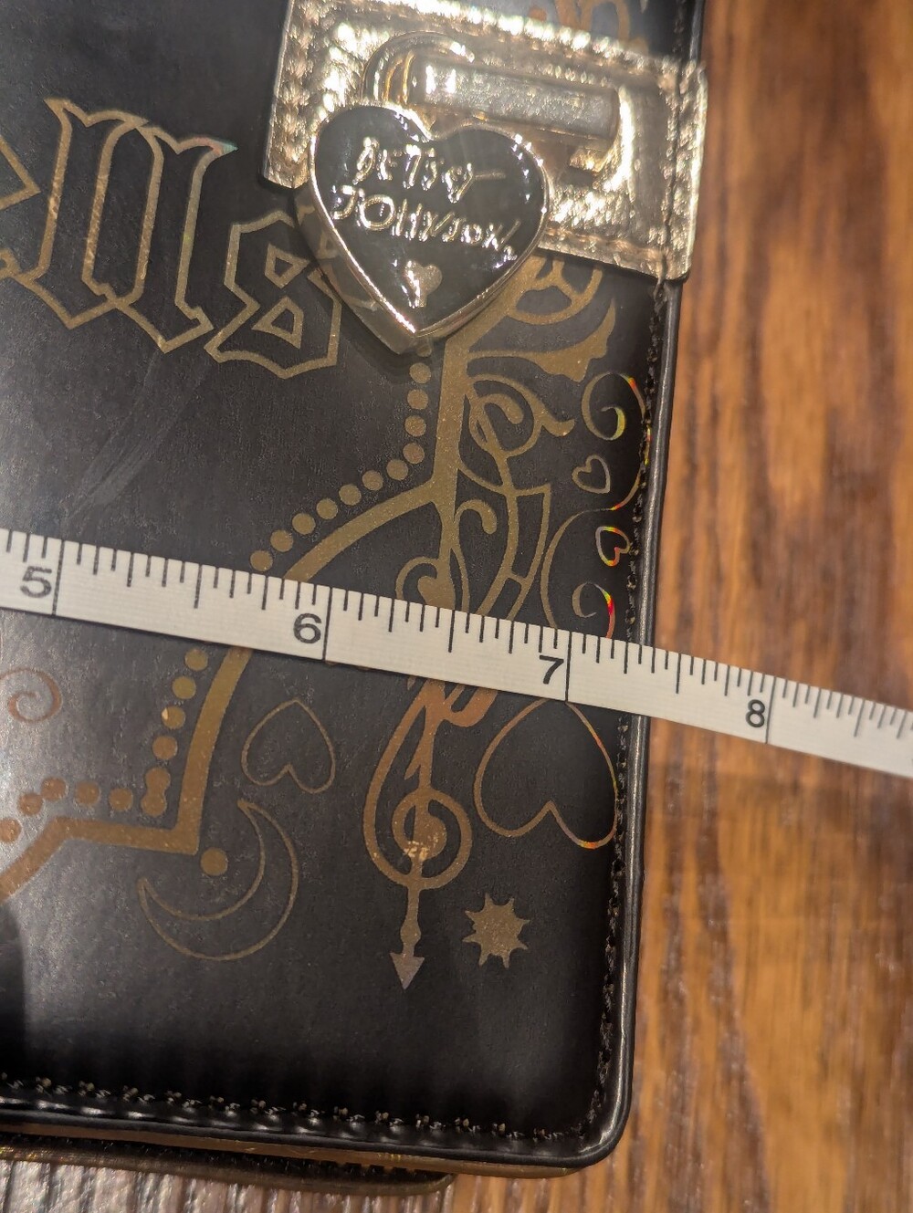 Betsey Johnson Kitsch Holographic Book Of Spells Crossbody Purse - Picture 12 of 14